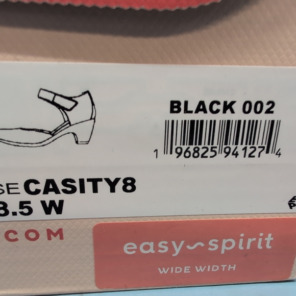 Easy Spirit Casity Mary Jane Women's Heel Pumps US 8.5 W Black - Picture 12 of 13